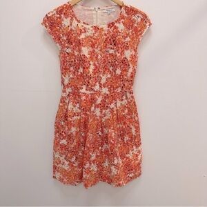 MADEWELL Textured floral dress. Like new.